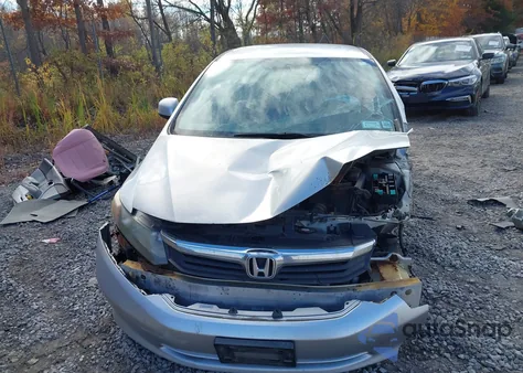 2012 Honda Civic Lx z USA, uszkodzony, nr VIN 2HGFB2F54CH302699